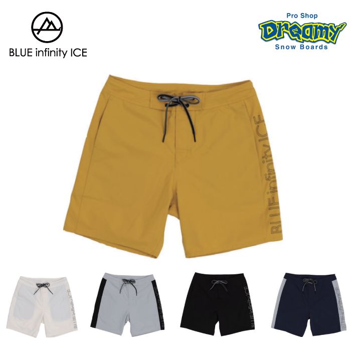 BLUE INFINITY ICE ブルーインフィニティアイス STRETCH SHORTS BIP94600 ハーフパンツ 撥水加工 UVカット  4WAYストレッチ ロゴ 正規品-スノーボード・サーフ・スケートの専門店 DREAMY