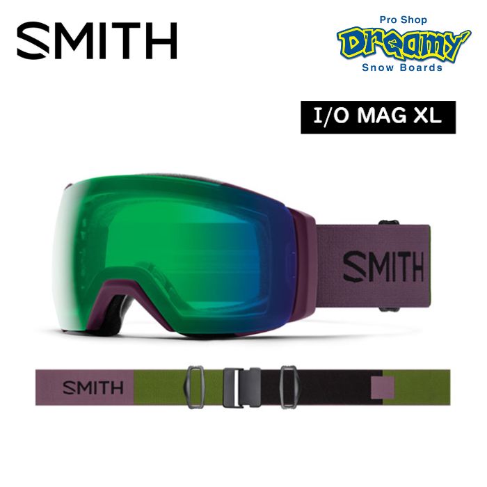 22-23 SMITH スミス GOGGLE I／O MAG XL Amethyst Colorblock 010273042 ゴーグルソック付き  アジアンフィット スノーゴーグル 正規品-スノーボード（キッズ）・サーフィンの専門店｜DREAMY