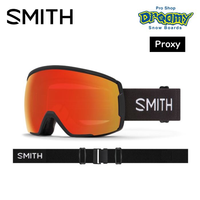 22-23 SMITH スミス GOGGLE Proxy Black 010273080 調光レンズ アジアンフィット スノーゴーグル  正規品-スノーボード（キッズ）・サーフィンの専門店｜DREAMY