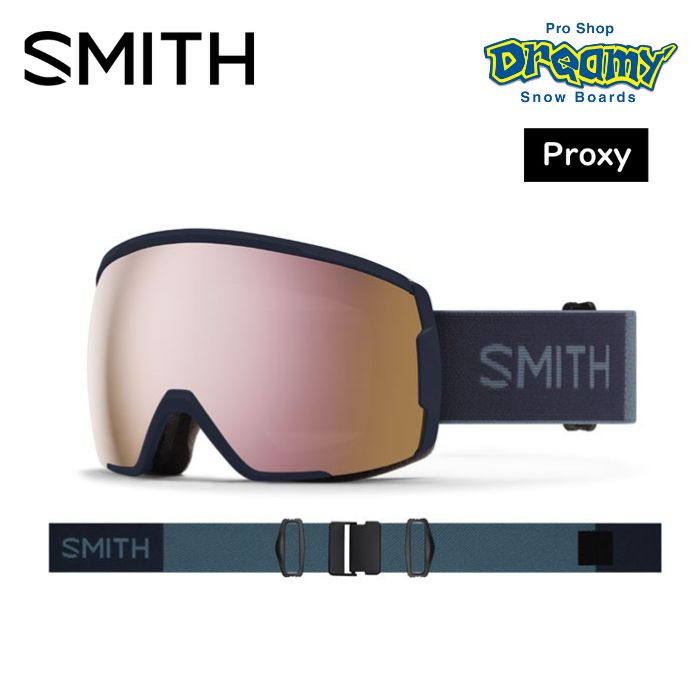 22-23 SMITH スミス GOGGLE Proxy French Navy 010273082 アジアン