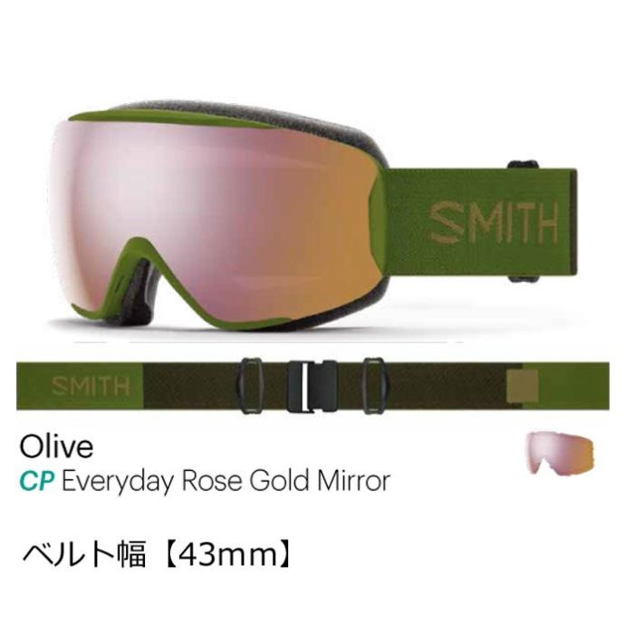 22-23 SMITH スミス GOGGLE Moment Olive 010273091 アジアンフィット