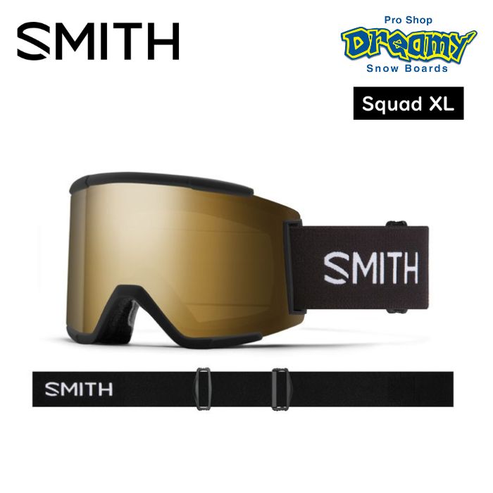 22-23 SMITH スミス GOGGLE Squad XL Black 010273110 アジアン