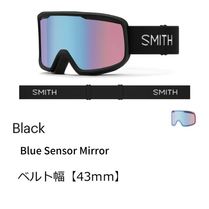 22-23 SMITH スミス GOGGLE Frontier Black 010273160 アジアン 