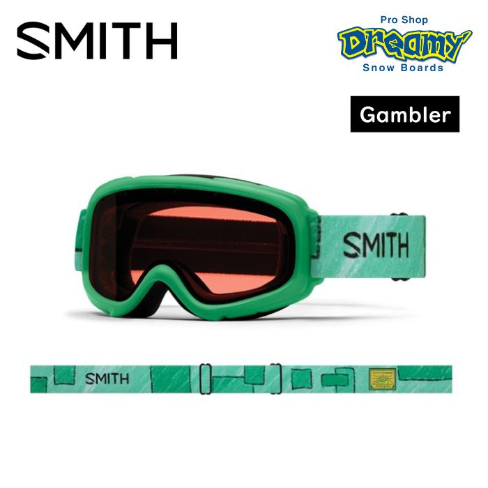 22-23 SMITH スミス GOGGLE Gambler Crayola Forest Green x Smith