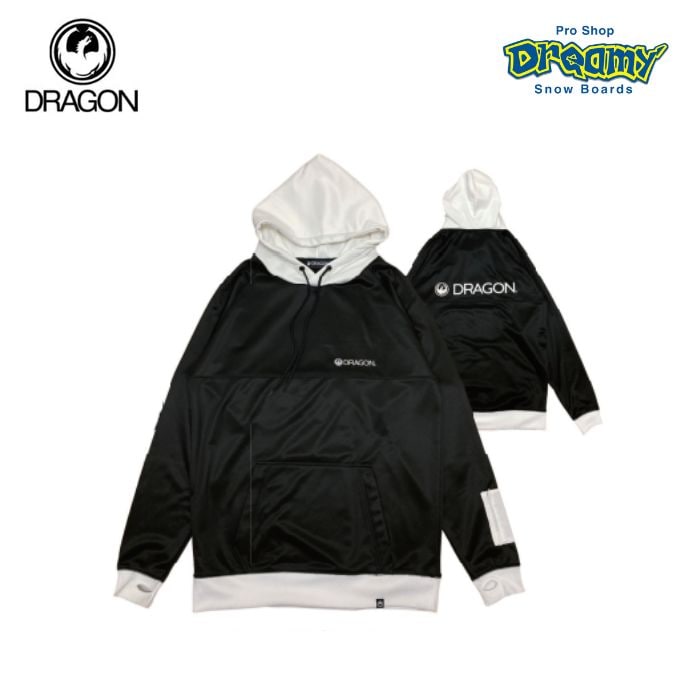 22-23 DRAGON ドラゴン BASIC BONDING PULLOVER WHITE / BLACK 撥水加工 ジャケット スノーウェア  正規品-スノーボード（キッズ）・サーフィンの専門店｜DREAMY