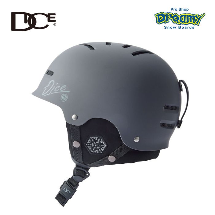 使用１回DICE(ダイス)ヘルメットD5  マットグレイ L(58-62cm)