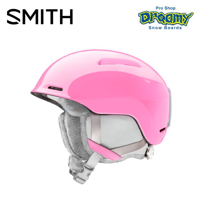 SMITH スミス Glide Jr. Flamingo 010272490 スノーヘルメット キッズ ジュニア スノーボード  正規品-スノーボード（キッズ）・サーフィンの専門店｜DREAMY