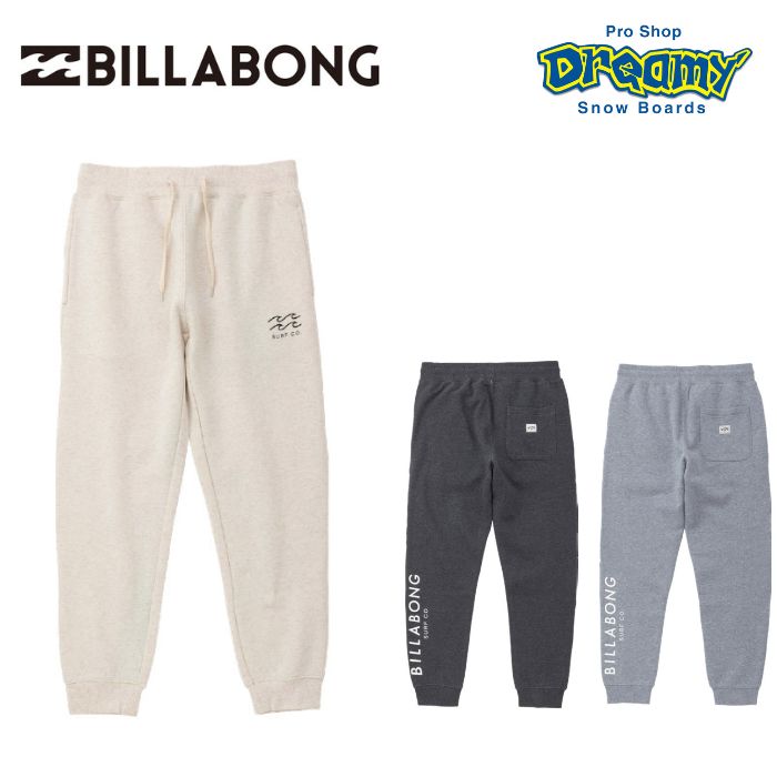 BILLABONG ビラボン メンズ BC012019 LOGO SET UP スウェットパンツ 2022年秋冬モデル  正規品-スノーボード（キッズ）・サーフィンの専門店｜DREAMY