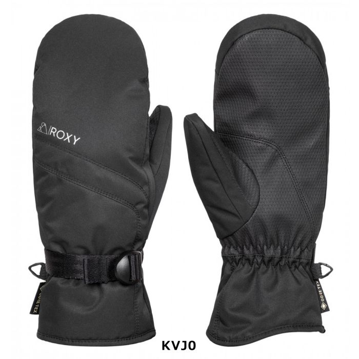 ROXY ロキシー GORE TEX FIZZ MITT ERJHN03218 スノーミトン ゴアテックス ドライフライト DWR加工 防水 防風  透湿 リーシュコード ロゴ グローブ KVJ0 正規品-スノーボード（キッズ）・サーフィンの専門店｜DREAMY