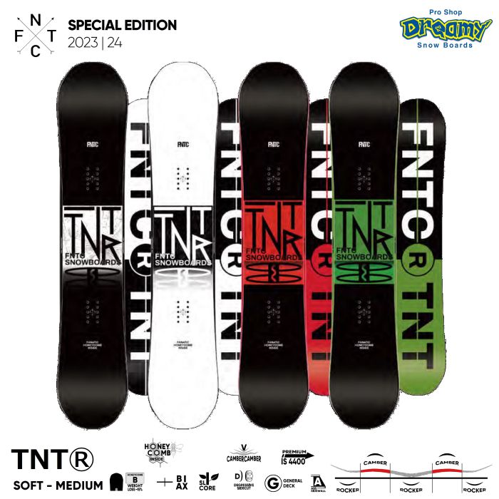 FNTC TNT R スノーボード板 139