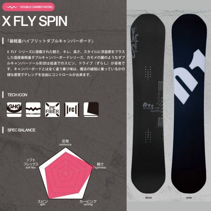 23-24 011 Artistic ゼロワンワンアーティスティック X FLY SPIN 138