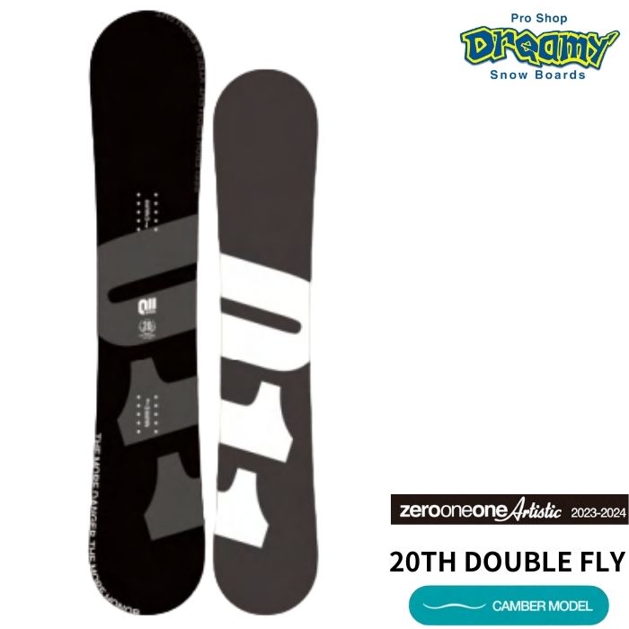 23-24 011 Artistic ゼロワンワンアーティスティック 20TH DOUBLE FLY 150 限定50本 キャンバー スノーボード  2024 正規品-スノーボード（キッズ）・サーフィンの専門店｜DREAMY