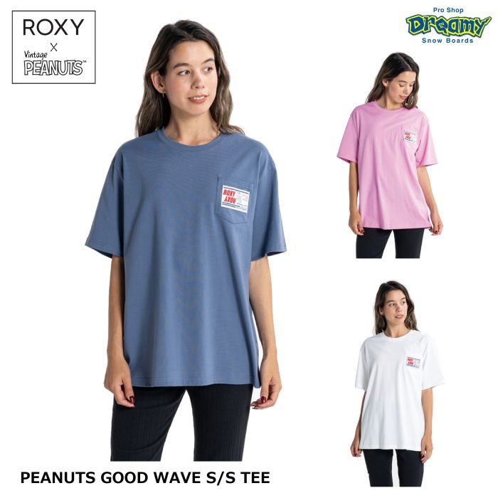 ROXY ロキシー VINTAGE PEANUTS GOOD WAVE S/S TEE RST231103 T