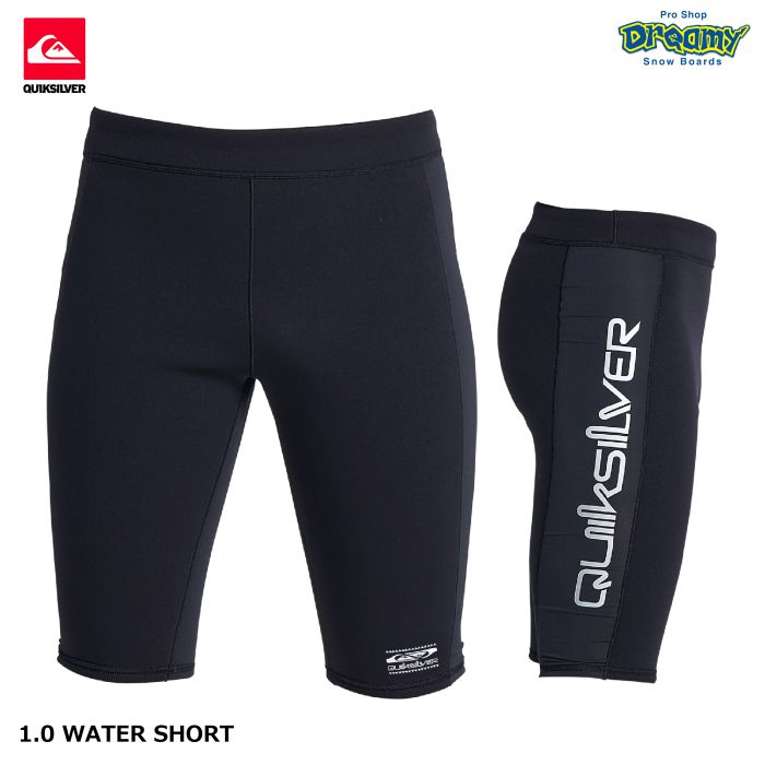 ★秋のウェットスーツセール！★QUIKSILVERクイックシルバー 1.0 WATER SHORT QWT231715 ウォーターパンツ  JapanFiT 1mm厚 5分丈 ひざ上 マリンスポーツ サーフィン ウェットスーツ ロゴ  正規品-スノーボード（キッズ）・サーフィンの専門店｜DREAMY