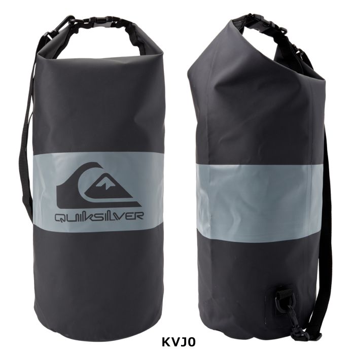 QUIKSILVER クイックシルバー MEDIUM WATER STASH AQYBA03020 サーフバッグ 10L 防水 ロールトップ  PVC加工 ターポリン サーフィン ウエットスーツ ロゴ 正規品-スノーボード（キッズ）・サーフィンの専門店｜DREAMY