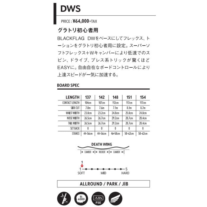 23-24 DEATH LABEL デスレーベル DWS WHITE 137/142/148/151/154 DEATH WING スノーボード  2024モデル 正規品-スノーボード（キッズ）・サーフィンの専門店｜DREAMY