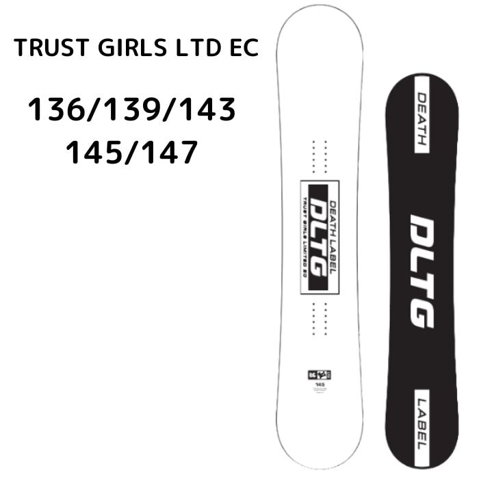 23-24 DEATH LABEL デスレーベル TRUST GIRLS LTD EC 136/139/143/145/147 EASY CAMBER  スノーボード 2024モデル 正規品-スノーボード（キッズ）・サーフィンの専門店｜DREAMY