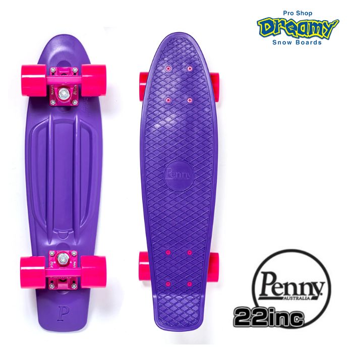Penny ペニースケートボード 新色 22インチ クラシックスシリーズ BERRY MIX 0PCL9-28 プラスティック素材 ウィール59mm  Abec7 STEEL 正規品-スノーボード（キッズ）・サーフィンの専門店｜DREAMY