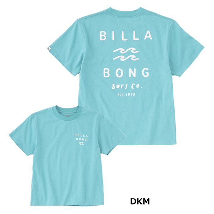 BILLABONG ビラボン CLEAN LOGO BD015201 キッズ Tシャツ 90-150cm オーバーフィット USA COTTON  ドライタッチ ドロップショルダー バックプリント ロゴ 正規品-スノーボード（キッズ）・サーフィンの専門店｜DREAMY