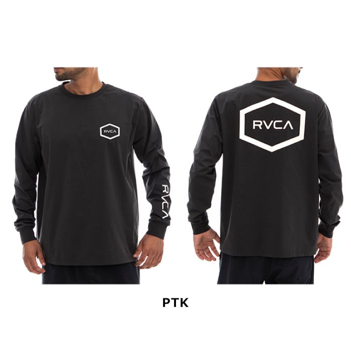 RVCA ルーカ HEX SURF LS BD041851 ラッシュガード 長袖 伸縮