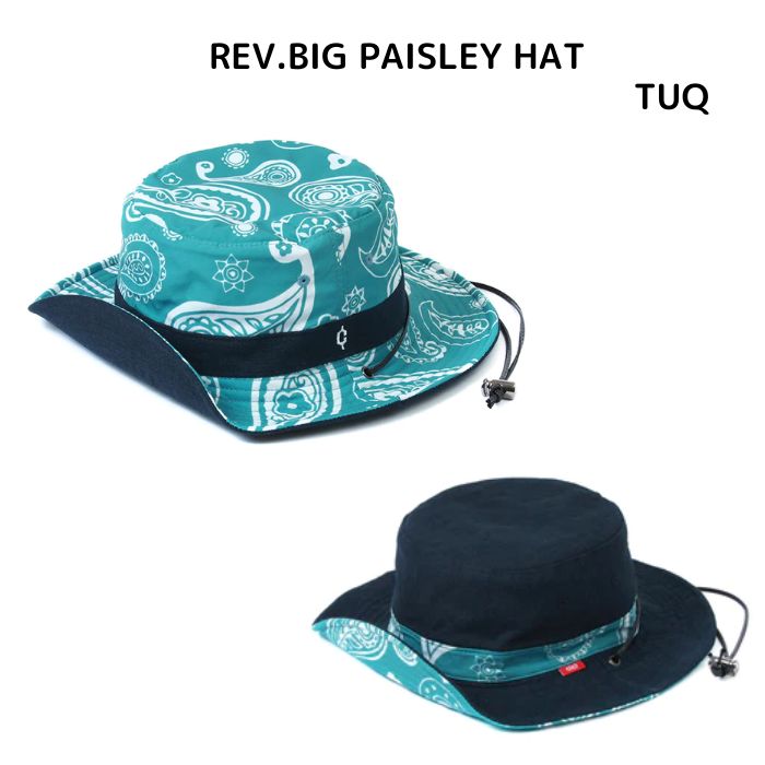 clef クレ RB3653 REV.BIG PAISLEY HAT リバーシブル ハット 帽子 ロゴ  正規品-スノーボード・サップ・サーフィン・スケートボードの