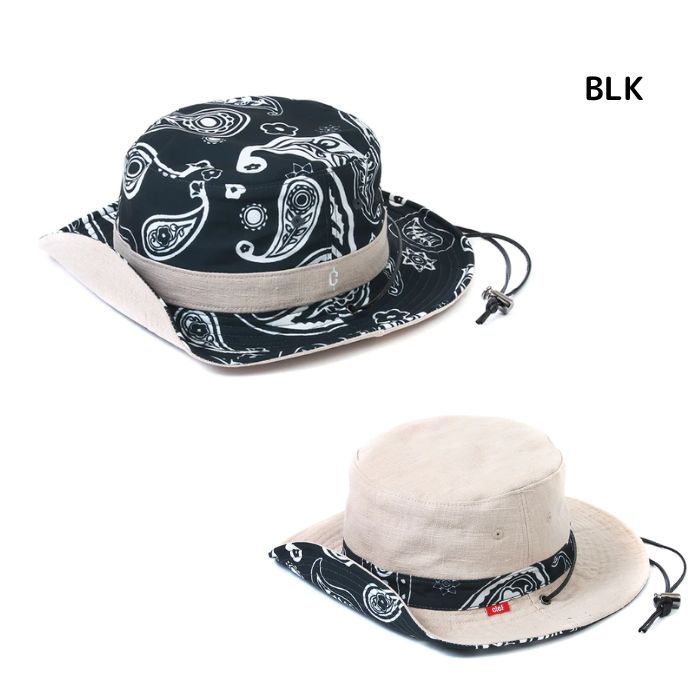 clef クレ RB3653 REV.BIG PAISLEY HAT リバーシブル ハット 帽子 ロゴ  正規品-スノーボード・サップ・サーフィン・スケートボードの