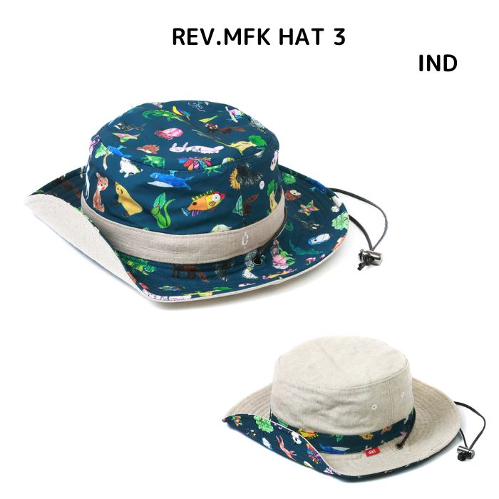 clef クレ RB3654 REV.MFK HAT 3 リバーシブル ハット 帽子 ロゴ 正規品-スノーボード・サップ・サーフィン・スケートボードの