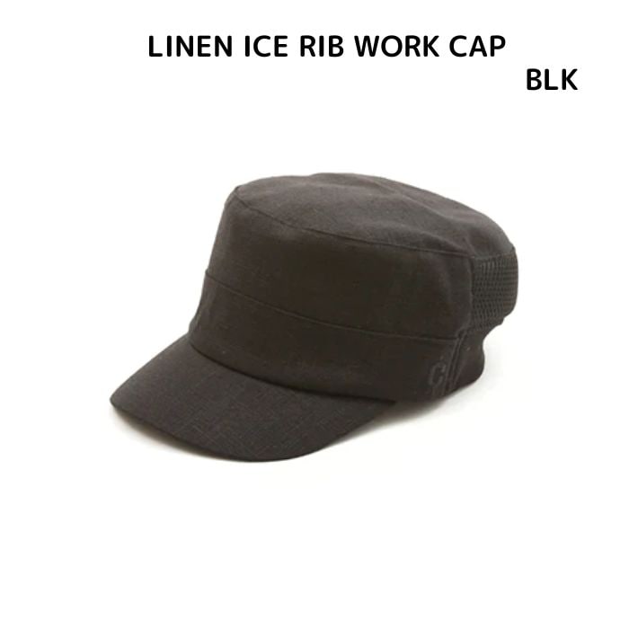 clef クレ RB8005 LINEN ICE RIB WORK CAP キャップ 帽子 ロゴ  正規品-スノーボード・サップ・サーフィン・スケートボードの