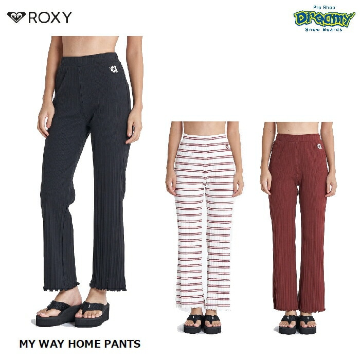 ROXY ロキシー MY WAY HOME PANTS RPT232027 リラックスパンツ ロング