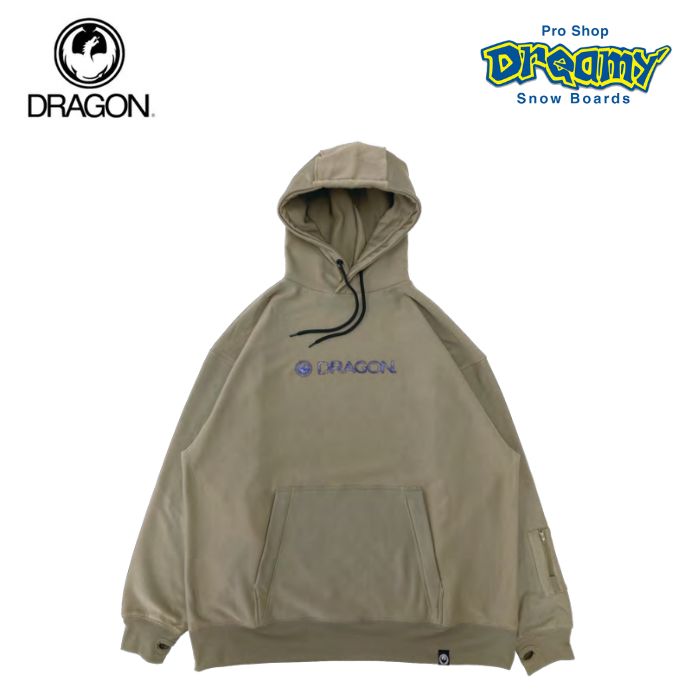 23-24 DRAGON ドラゴン BONDING HOODIE WARM GRAY 撥水加工 ICリフトカードポケット パーカー スノーウェア  正規品-スノーボード（キッズ）・サーフィンの専門店｜DREAMY