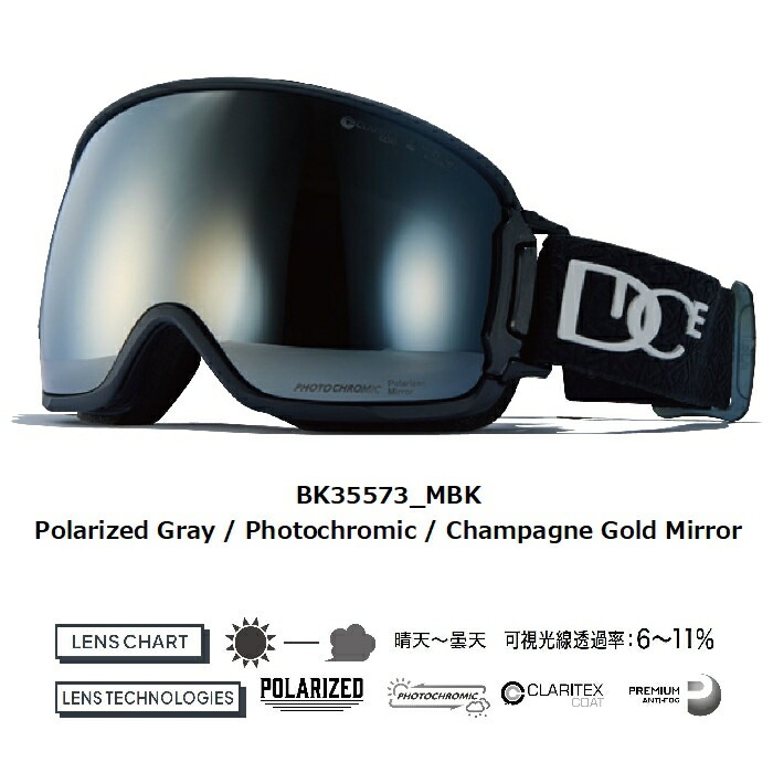 DICE ダイス BANK バンク BK35573_MBK PolarizedGray/Photochromic 