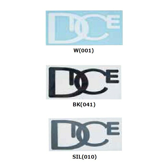 DICE ダイス Sticker ステッカー ダイカットロゴ Mサイズ 120×52mm