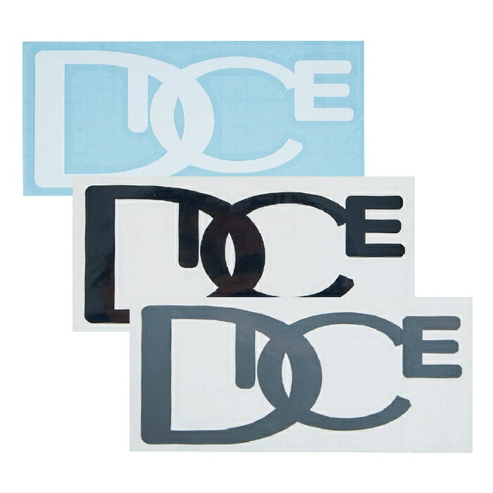 DICE ダイス Sticker ステッカー ダイカットロゴ Mサイズ 120×52mm