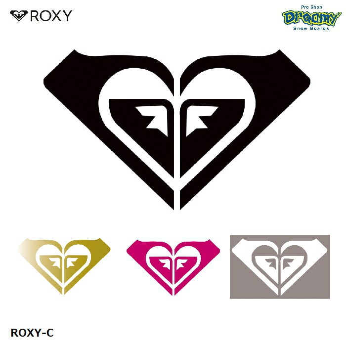 ROXY ロキシー ROXY-C ROA215339 転写ステッカー H10.2cm x W16.9cm ブランド ロゴ 正規品 |  ☆アクセサリー・小物,ステッカー | ドリーミー公式オンラインストア