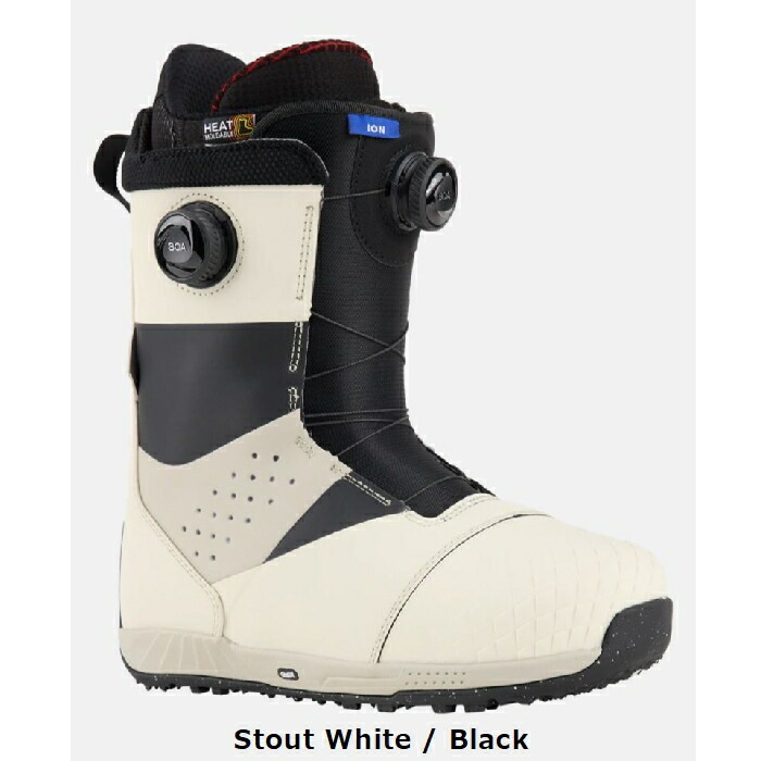 BURTON バートン Men's Burton Ion BOA Snowboard Boots 185791 アイオン スノーボードブーツ ハード  オールマウンテン ESTソール ボア StoutWhite/Black 正規品-スノーボード（キッズ）・サーフィンの専門店｜DREAMY