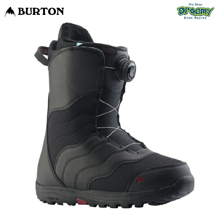 BURTON バートン Women's Burton Mint BOA Wide Snowboard Boots 215361 スノーボードブーツ  ソフトフレックス オールマウンテン ボア Black レディース 正規品-スノーボード（キッズ）・サーフィンの専門店｜DREAMY