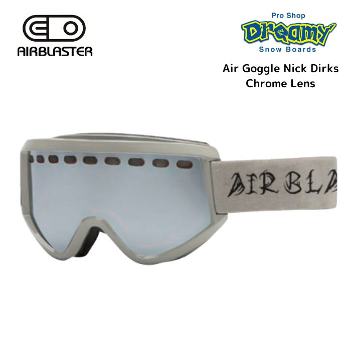 23-24 AIRBLASTER エアーブラスター AB24G_004-SGA Air Goggle Nick Dirks Chrome Lens  Sand Gloss スノーゴーグル スノーボード 2024モデル 正規品-スノーボード（キッズ）・サーフィンの専門店｜DREAMY