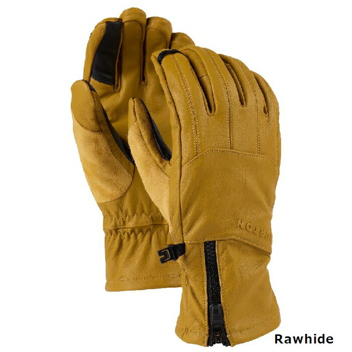 BURTON バートン [ak] Leather Tech Gloves 102981 スノーグローブ 防水レザー タッチスクリーン対応  フリースライナー 取外し可能リスト リーシュ 正規品-スノーボード（キッズ）・サーフィンの専門店｜DREAMY