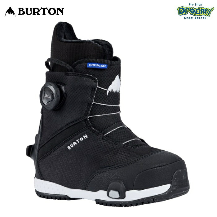 バートン　キッズ　BURTON GROM BOA YOUTHブラックオレンジサイズ