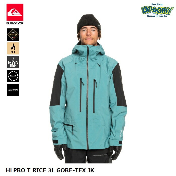 QUIKSILVERクイックシルバー HLPRO T RICE 3L GORE-TEX JK EQYTJ03409