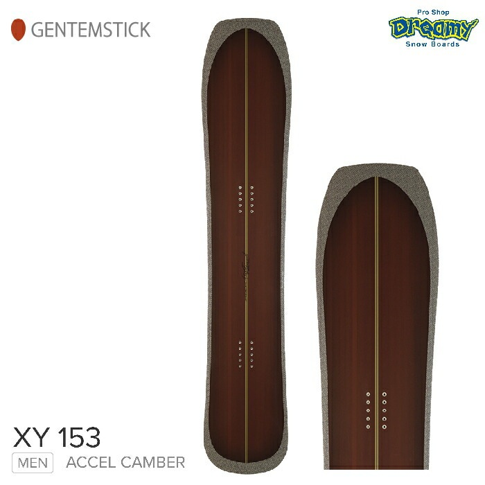 GENTEM STICK ゲンテンスティック XY 153 エックスワイ メンズ アクセルキャンバー オールラウンド パウダー スノーボード 板  スノーサーフィン 正規品-スノーボード・サップ・サーフィン・スケートボードの