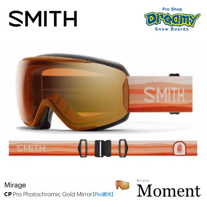新品未使用】SMITH アジアンフィット ゴーグル モーメント 新品未使用】SMITH アジアンフィット ゴーグル モーメント