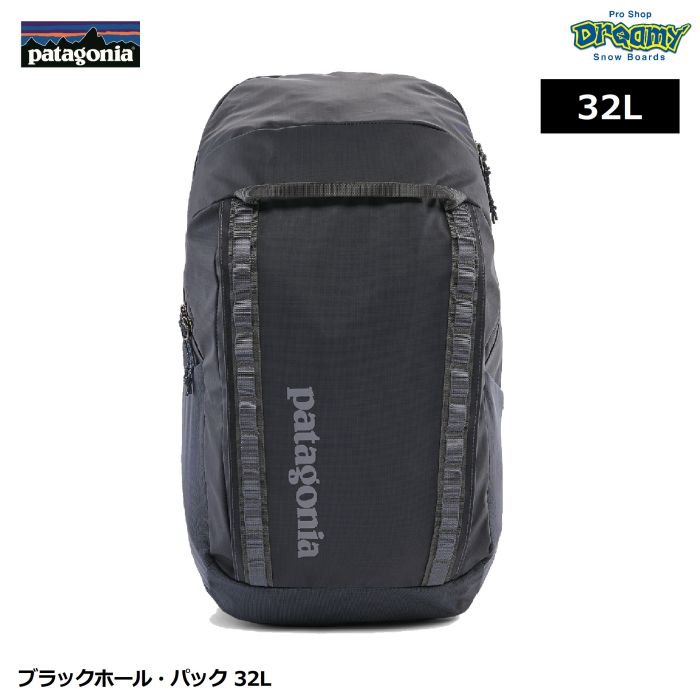 patagonia パタゴニア ブラックホール・パック 32L 49302 SMDB バックパック ジップトップ 内ポケット サイドジッパー  ラップトップ収納 TPUフィルム ロゴ 正規品-スノーボード・サーフ・スケートの専門店 DREAMY