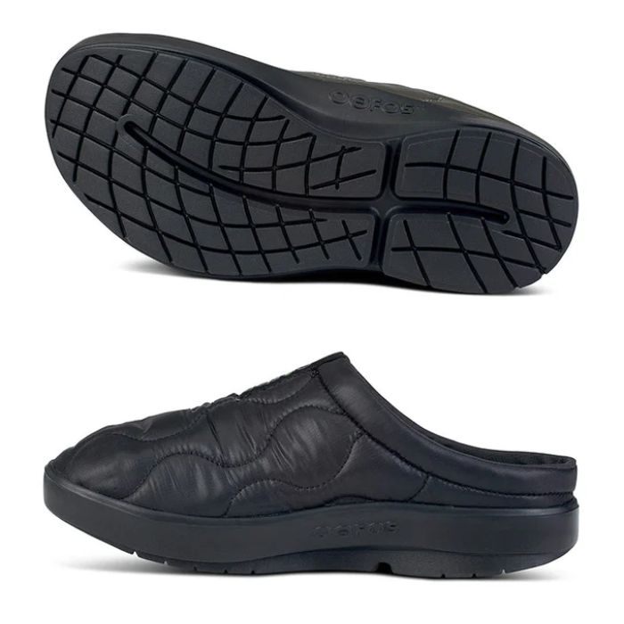 OOFOS ウーフォス Men's OOcoozie Thermo Mule 200070052232 BLACK/BLK