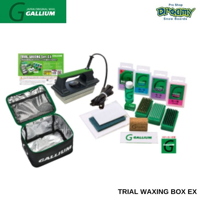 GALLIUM ガリウム TRIAL WAXING BOX EX ホットワックス ステッカー付き JB0016 スノーボード ワックスセット  正規品-スノーボード・サーフ・スケートの専門店 DREAMY