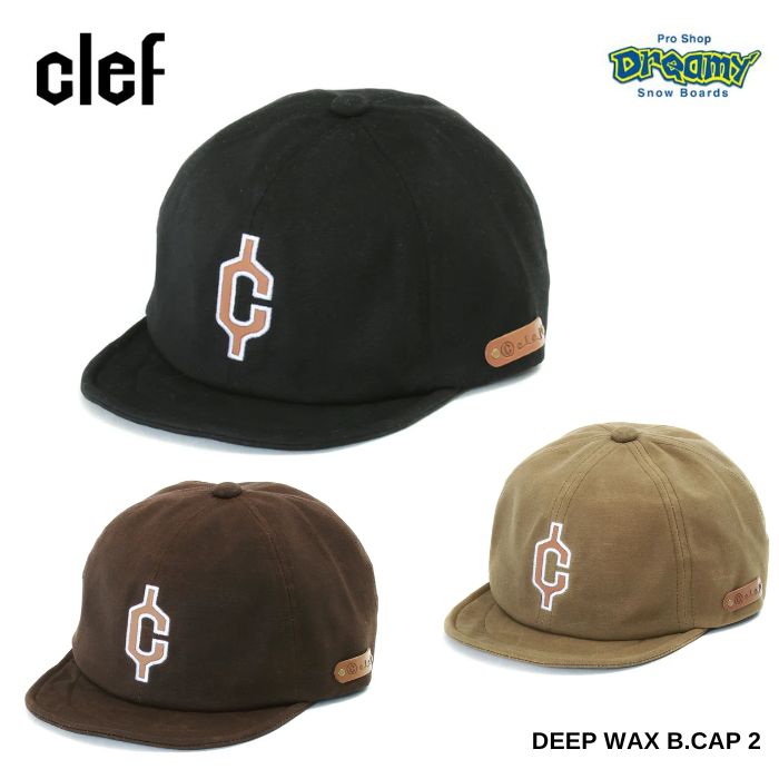 clef クレ RB7010 DEEP WAX B.CAP 2 ワックスドコットン SIZE:約56cm
