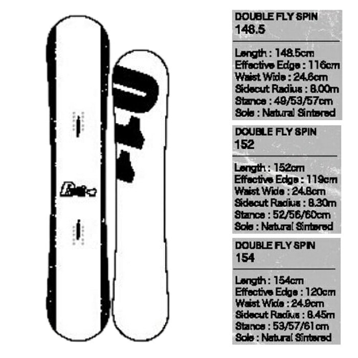 25-26 011Artistic DOUBLE FLY SPIN 148.5/151/152/153/154 ゼロ