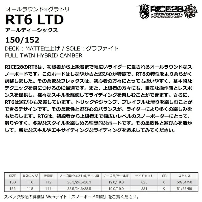25-26 RICE28 RT6 LTD ライストゥエンティーエイト ハイブリッド