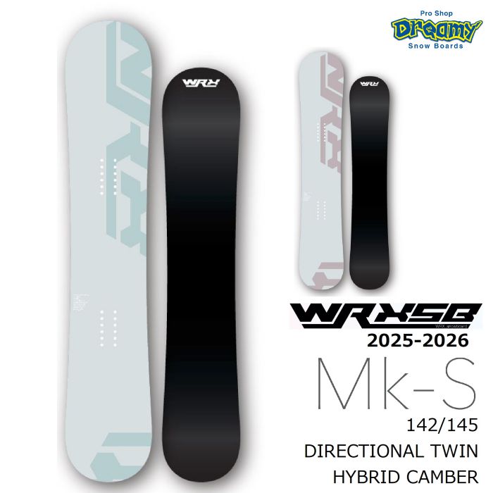 WRX Mk-S スノーボード グレー/レッドボードのみ WRX SNOWBOARD スノーボード ダブルアールエックス Mk-S 26-27 板 日本