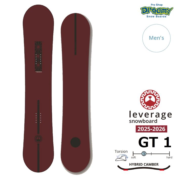 25-26 leverage GT1 148/151/154 ハイブリッドキャンバー グラトリ専用 25-26 leverage GT1 148/151/154 ハイブリッドキャンバー グラトリ専用